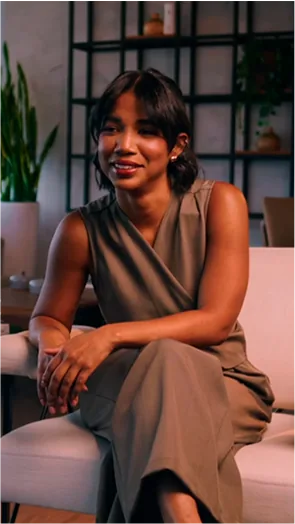 Fundadora de Olivo en entrevista de video